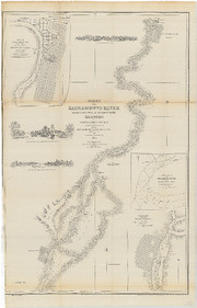 Chart of the Sacramento River from Suisun City to the American River