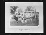Anita Mulford, Irene Vasquez, Cecilia Vasquez, Maria Vasquez, and Tom Perez and dog