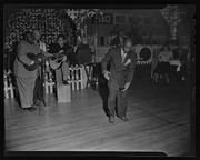 Dancer and musicians performing, California Labor School