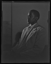 Spring class portrait of man, California Labor School