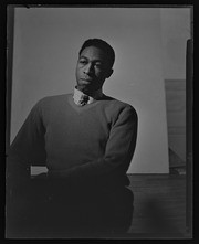 Spring class portrait of man in sweater and tie, California Labor School