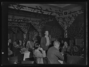 Man speaking to group of people at FTA 7th National Convention, California Labor School