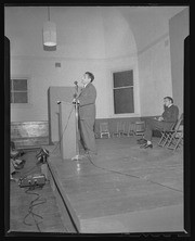 John Howard Lawson speaking at California Labor School Cultural Festival