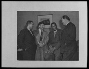 Revels Cayton, John Howard Lawson, Paul Robeson, and David Jenkins, California Labor School