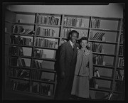 Herman and Estelle Griffin at their wedding, California Labor School