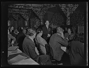 Man addressing group of people at FTA 7th National Convention, California Labor School