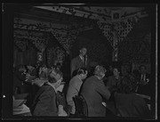 Man speaking at FTA 7th National Convention, California Labor School