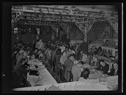 People sitting at tables at FTA 7th National Convention, California Labor School