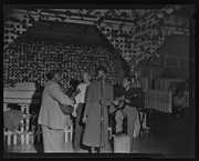 Singer and musicians performing, California Labor School