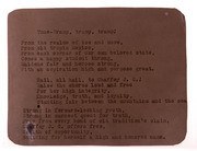 Lyrics to the song, "Tramp, Tramp, Tramp"