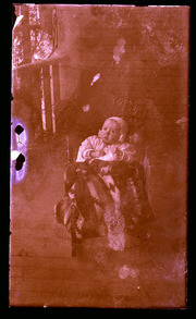 A baby in a chair