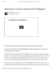 Kulintang_ A musical tradition of the Philippines - Darleen Principe - Medium