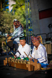 Pakaraguian Kulintang Ensemble performs kulintangan music at Festival of Philippine Arts and Culture (FPAC) 2014