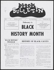 Black Bulletin Layouts, 1968- , Folder 1