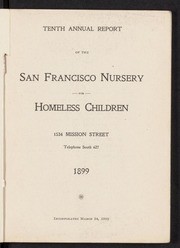 Tenth Annual report of the San Francisco Nursery for Homeless Children