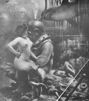 1916 "20,000 Leagues under the Sea" silent film illustration