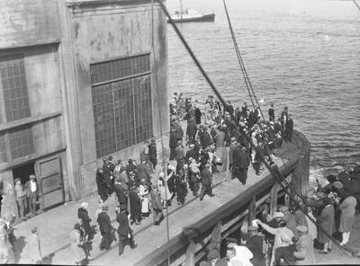 Aboard the German cruiser Karlsruhe, 1930