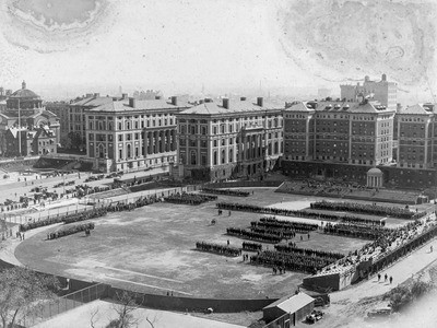 U.S. Signal Corps Soldier at Columbia University, 1917