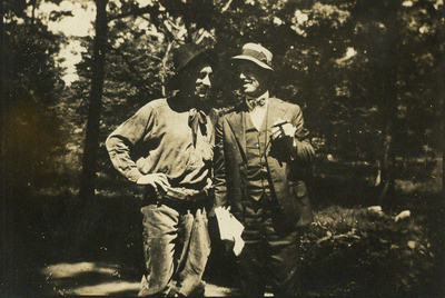 John Lehnberg and Jack Harvey, Yosemite, ca. 1915