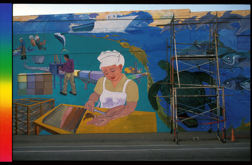 Kelco Historical Community Mural (detail)