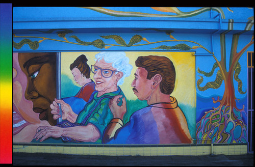 The Kelco Historical Community Mural (detail)