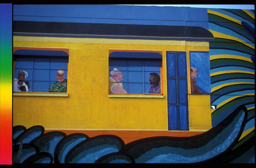 The Kelco Historical Community Mural (detail)