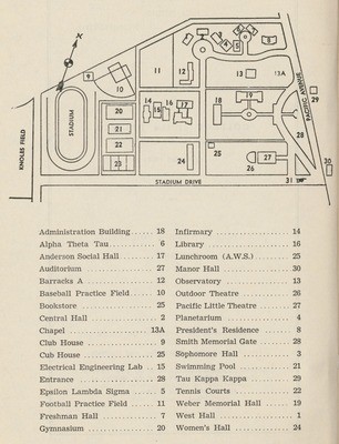 1940s: Map of campus