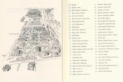 1950s: Map of campus