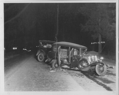 Traffic Accidents-Stockton-scene of nighttime traffic accident