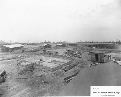 Emergency Housing Stockton: [wartime housing, Charter Way] Kwajalein Village