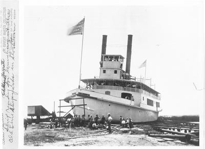 【有名人芸能人】 Stockton- Shipbuilding- Steamboat for ready Garratt Alice トランプ