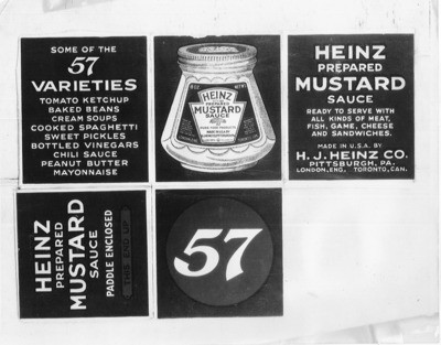 Advertising - Stockton: Advertisement for Heinz 57 Mustard Sauce