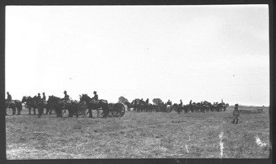 European War, 1914-1918 - Stockton: Military Manuevers, US Army Battery C