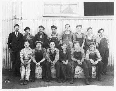 Labor and Laboring Classes - Stockton: Young male workers at Holt ...