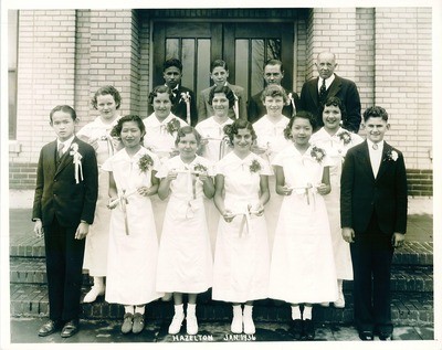 Stockton - Schools: Hazelton: Graduating students, January 1936