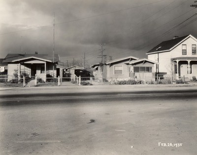 Stockton - Streets - c.1930 - 1939: El Dorado St. near 6th Street (1955 El Dorado St.)