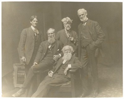 Charles Keeler, John Muir, William Keith, John Burroughs, and Francis Fisher Browne