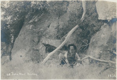 John Muir near Hetch Hetchy Valley, California