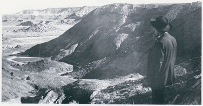 John Muir at Petrified Forest, Arizona