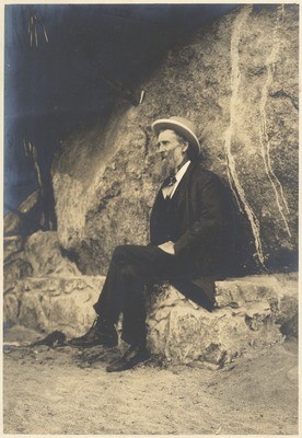 John Muir at Petrified Forest, Arizona