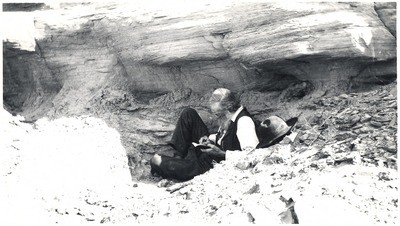 John Muir at Petrified Forest, Arizona