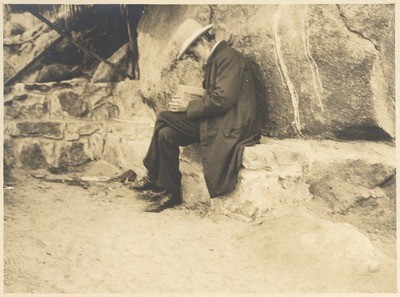 John Muir at Petrified Forest, Arizona