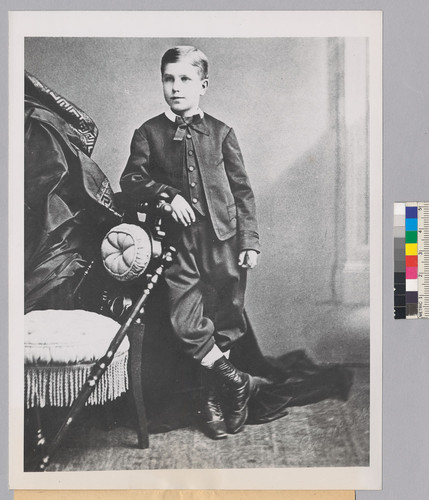 "William Randolph Hearst when he was eight years old."