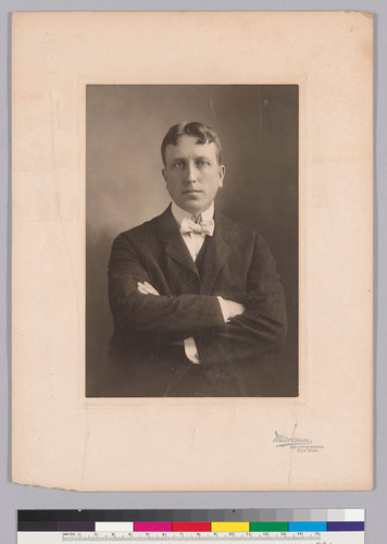 Portrait of William Randolph Hearst, Sr., with arms folded