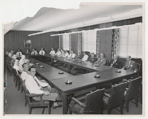 Hearst board of directors seated at table