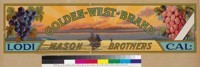 Golden-West-Brand, Mason Brothers, Lodi