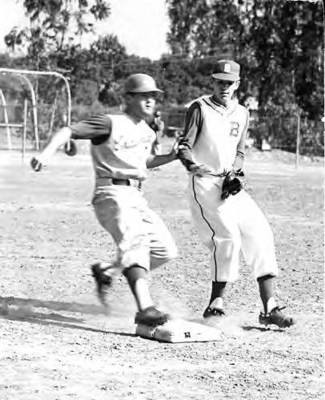 Chapman College baseball game at W. O. Hart Park, Orange, California