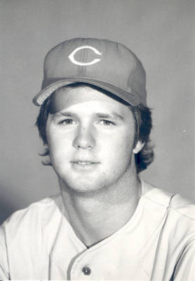 All-American Pitcher Don August, 1984 Chapman baseball team