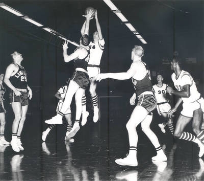 Bob Hamblin [54], Chapman College basketball star player, Orange, California