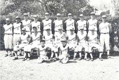 Chapman College baseball team, Orange, California, 1963